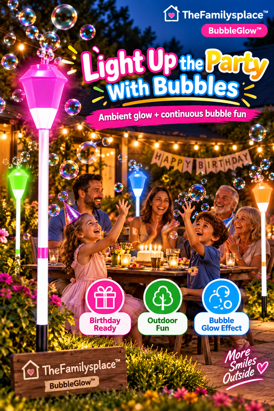 BubbleGlow™ Street Light Bubble Machine 🌟🫧