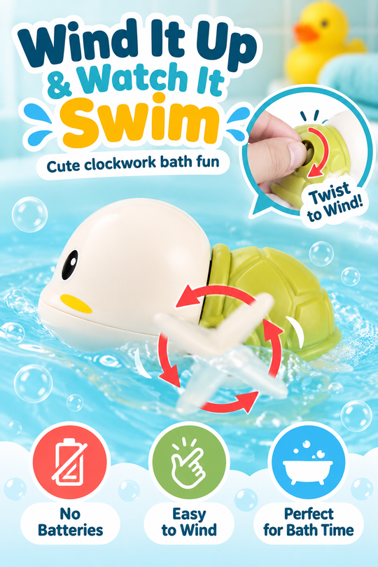 SplashFrog™ Clockwork Bath Toy 🐸🛁
