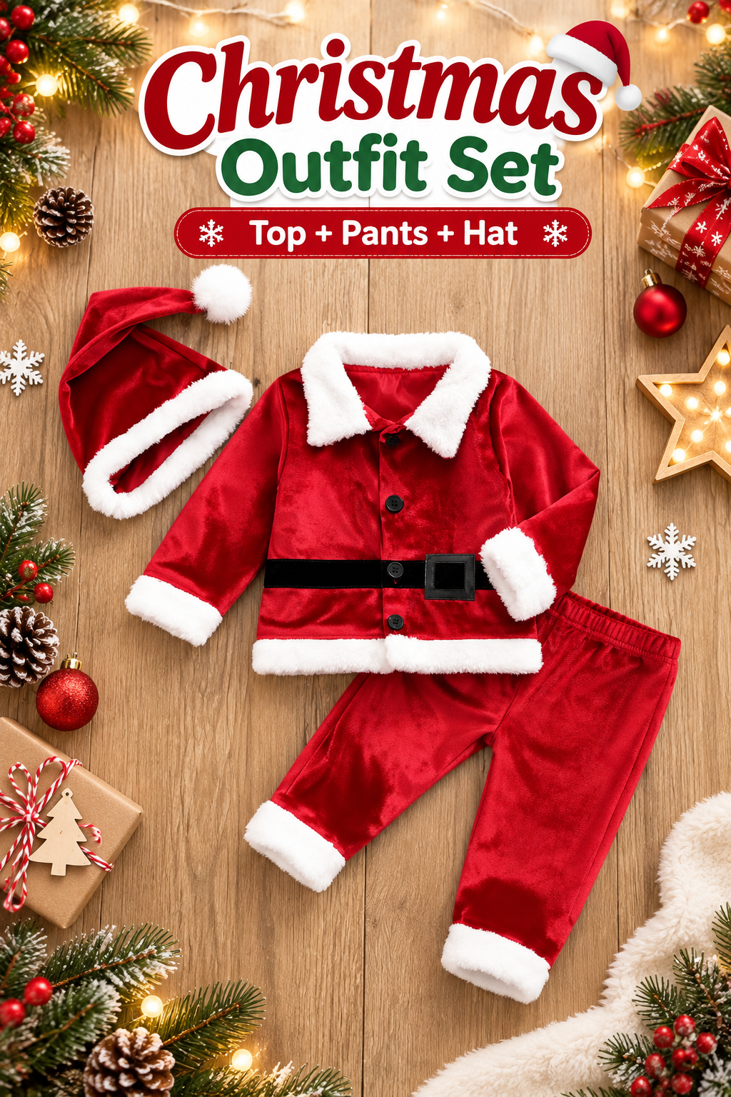 SantaSnuggle™ Velvet Christmas Set 🎅🎄