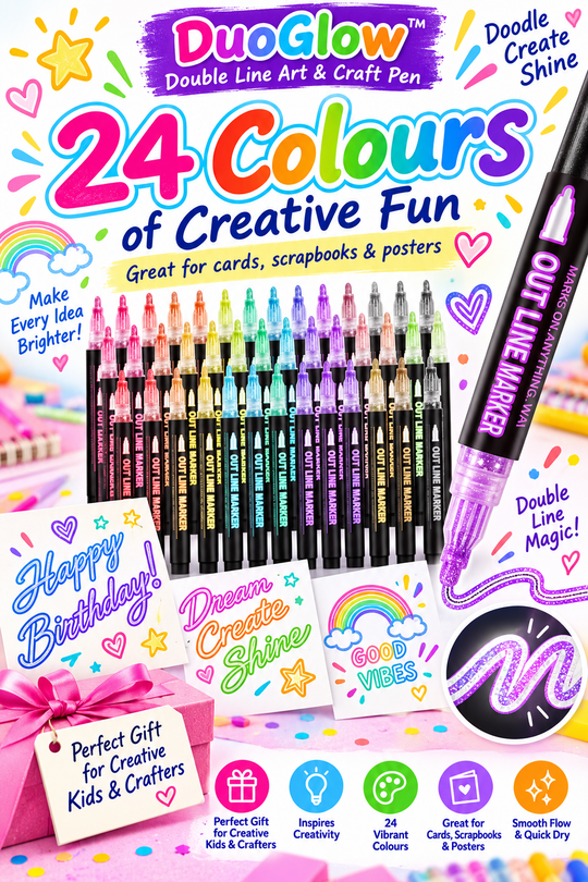 DuoGlow™ Double Line Art and Craft Pen