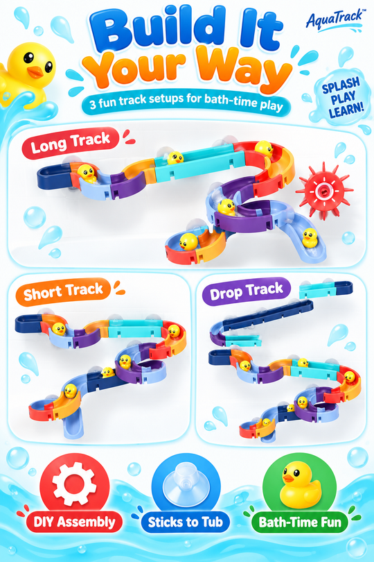 AquaTrack™ – Build, Splash & Play! 🛁💦