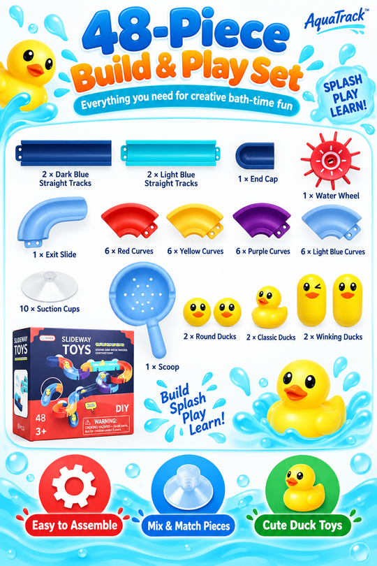 AquaTrack™ – Build, Splash & Play! 🛁💦