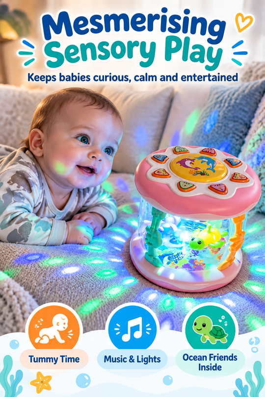 OceanGlow™ Tummy Time Projector