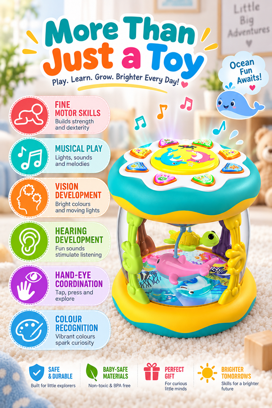 OceanGlow™ Tummy Time Projector
