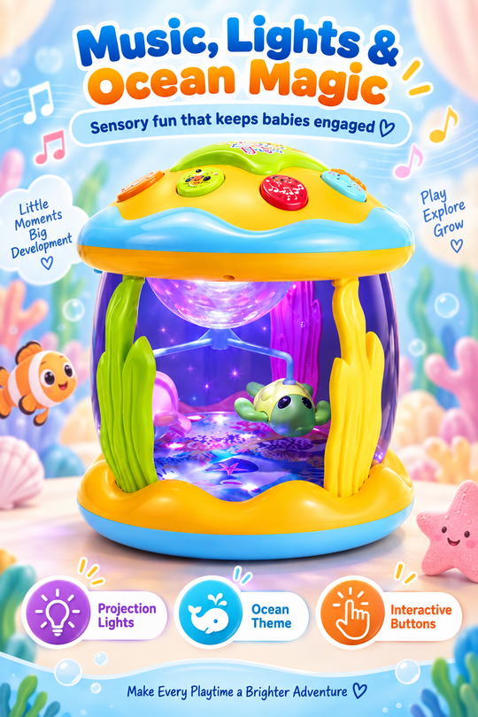 OceanGlow™ Tummy Time Projector