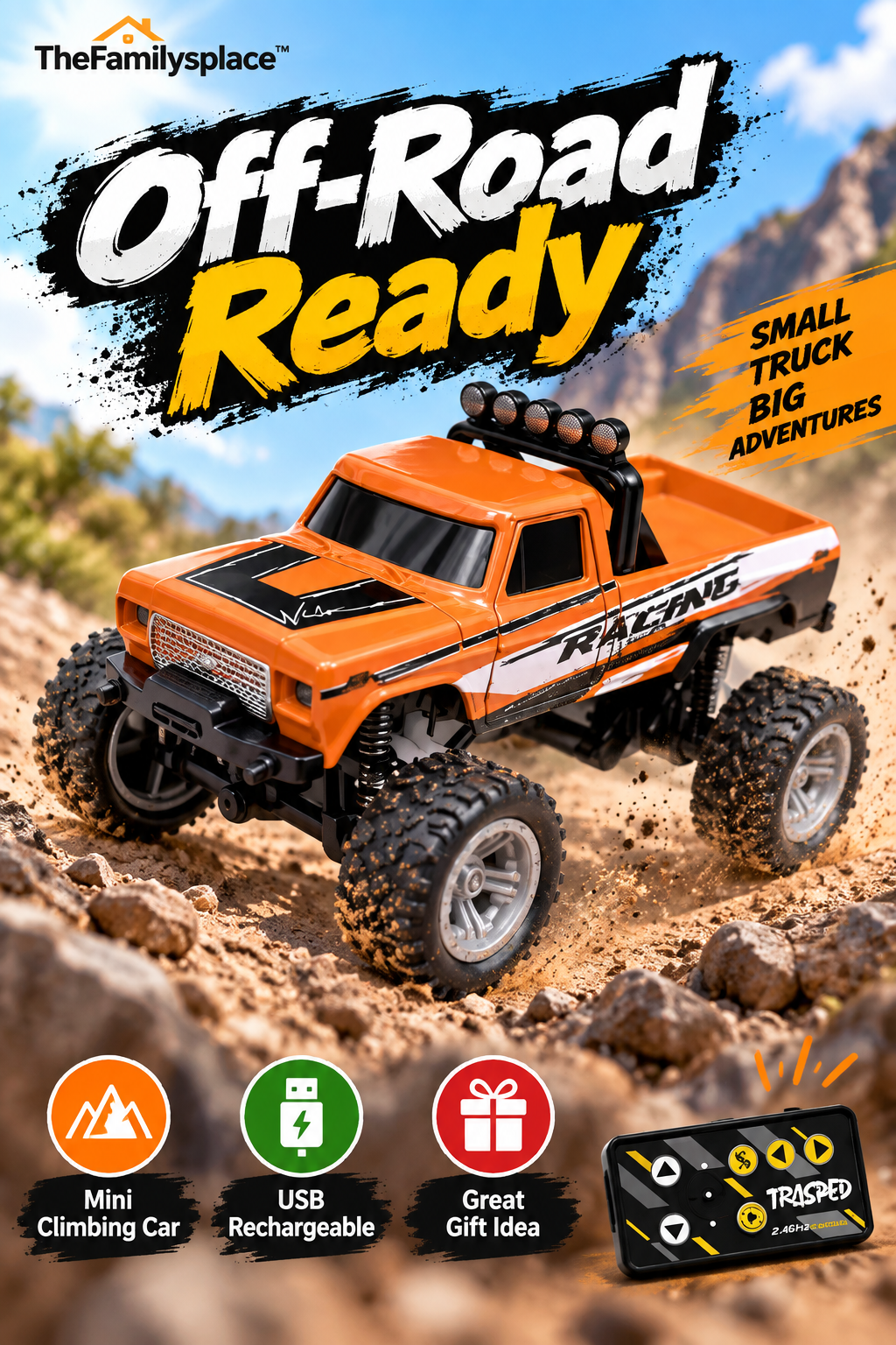 MiniRaptor™ RC Monster Truck