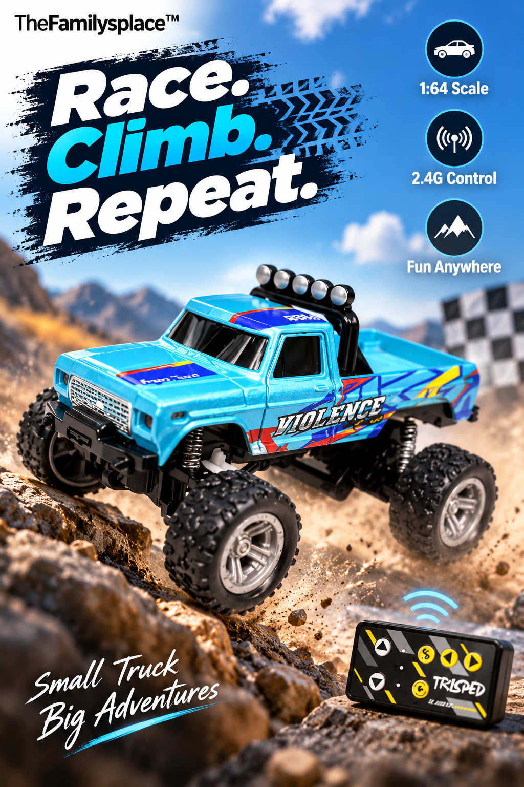 MiniRaptor™ RC Monster Truck