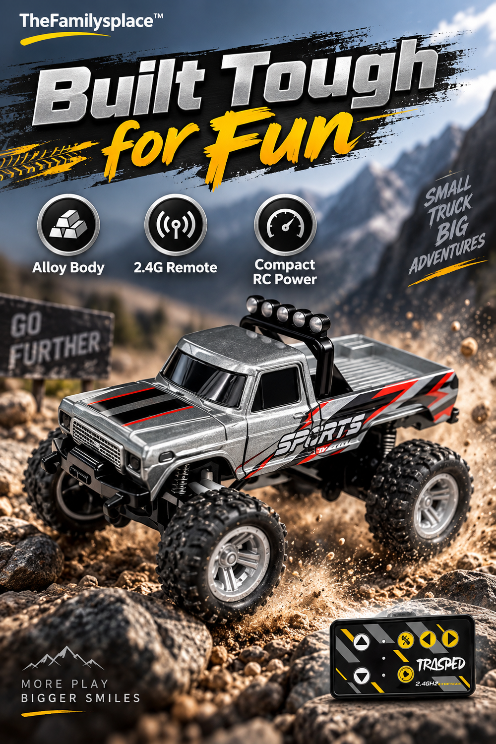 MiniRaptor™ RC Monster Truck