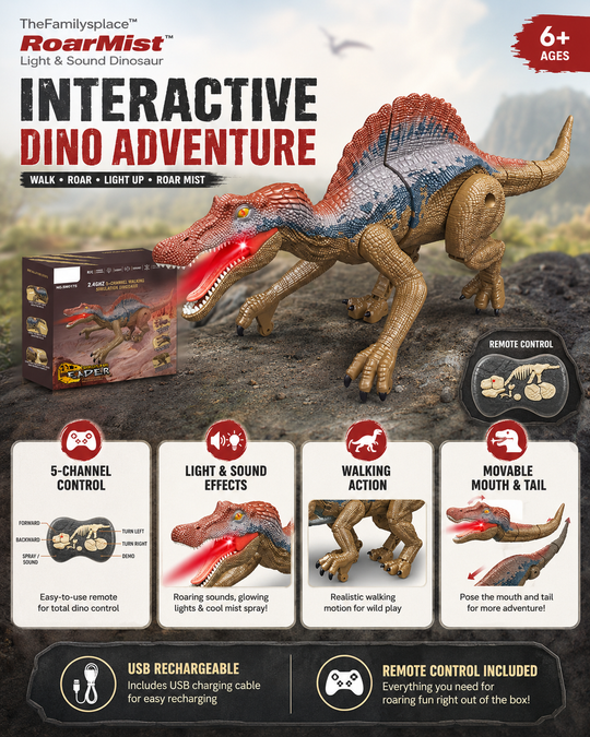 RoarMist™ Light & Sound Dinosaur