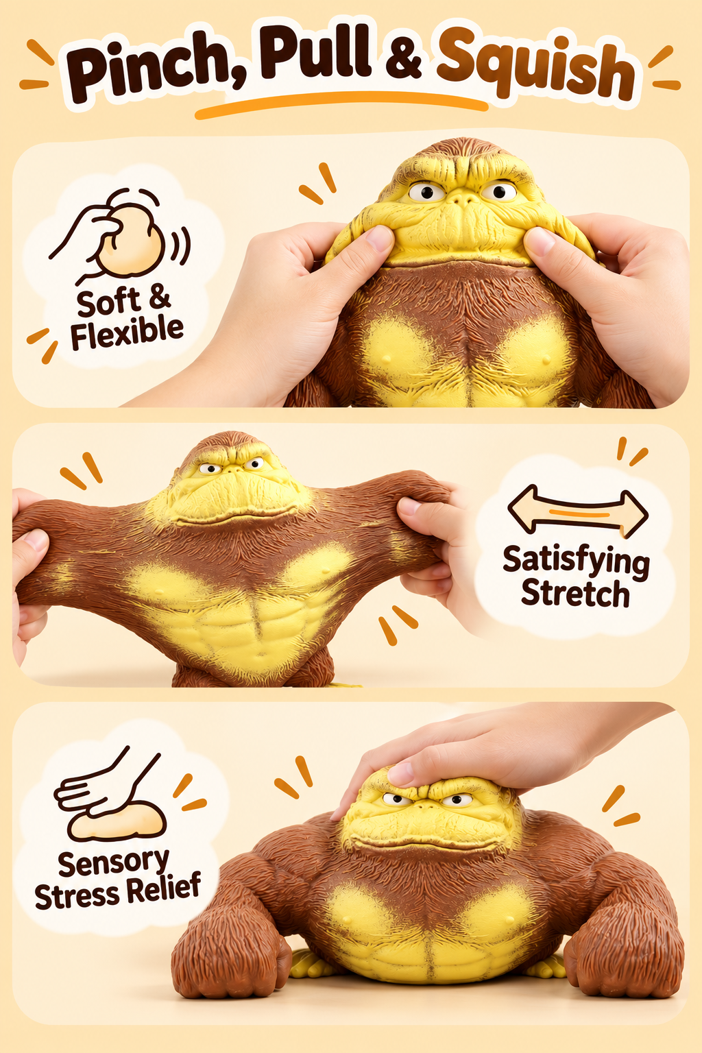 Orangoo™ Squishy Stress Toy