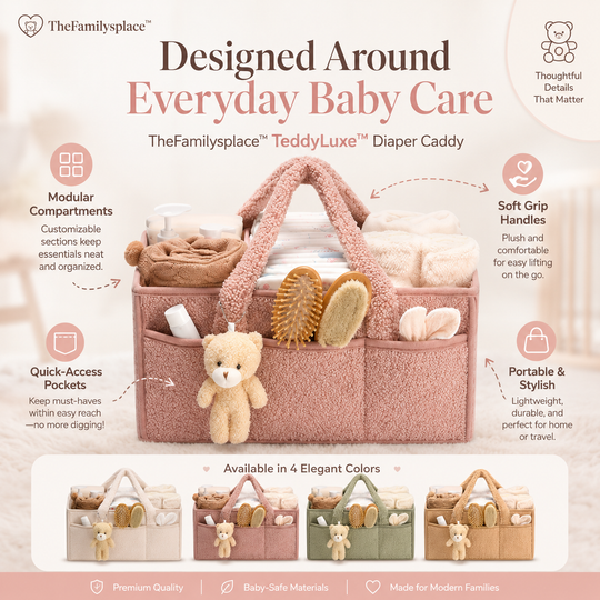TeddyLuxe™ Diaper Caddy
