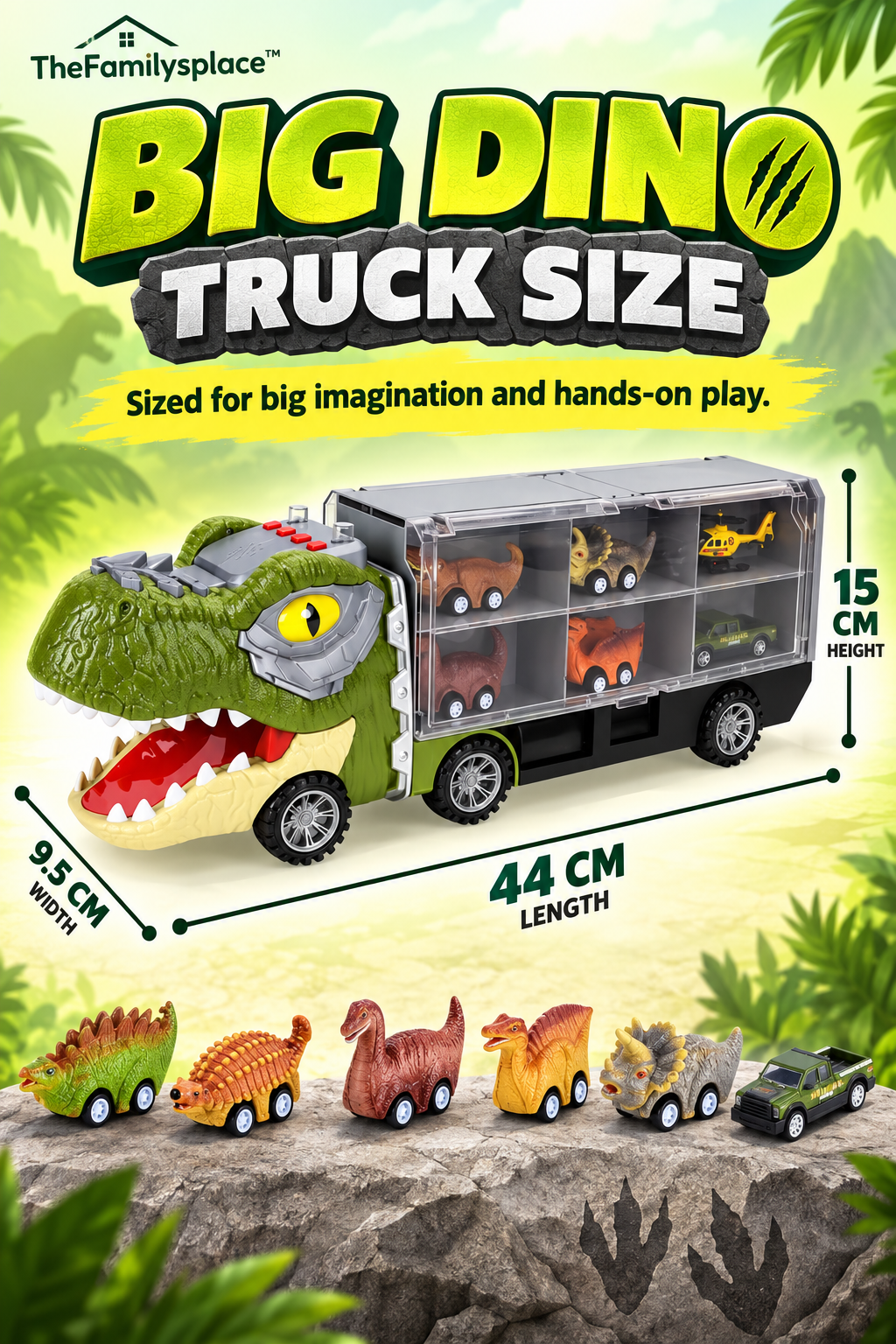 RoarHauler™ Dinosaur Truck