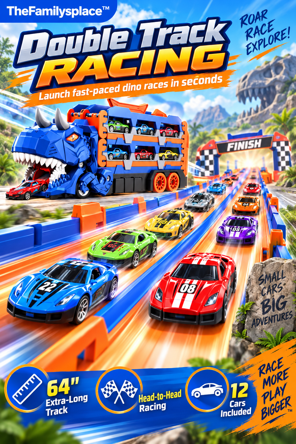DinoRush™ Race Track Carrier
