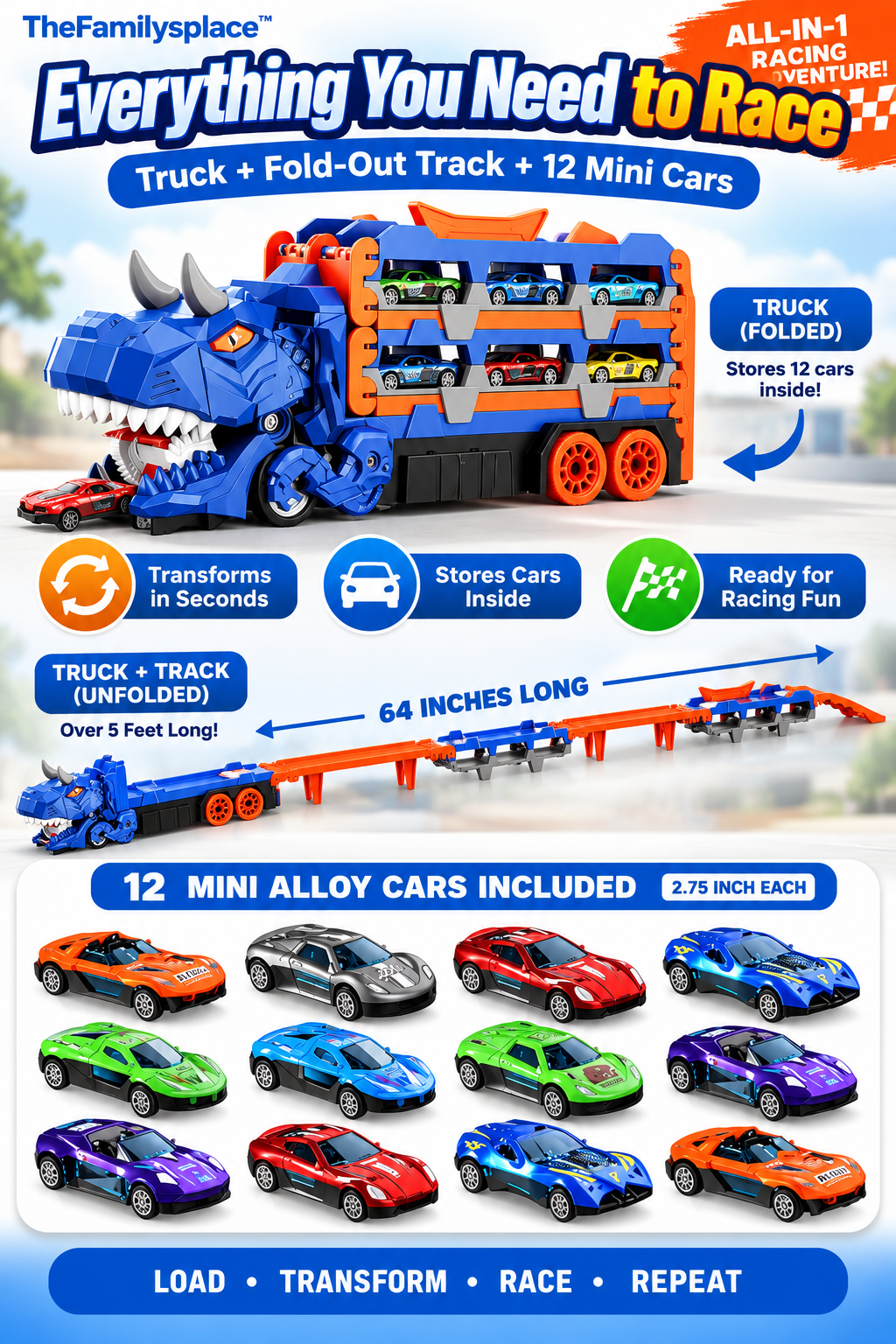 DinoRush™ Race Track Carrier