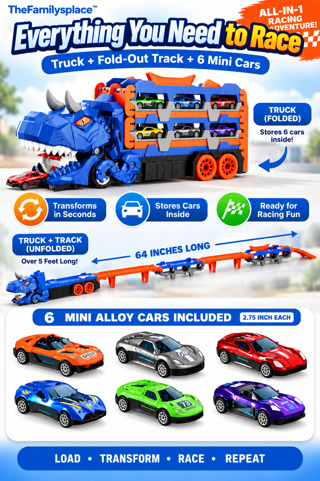 DinoRush™ Race Track Carrier