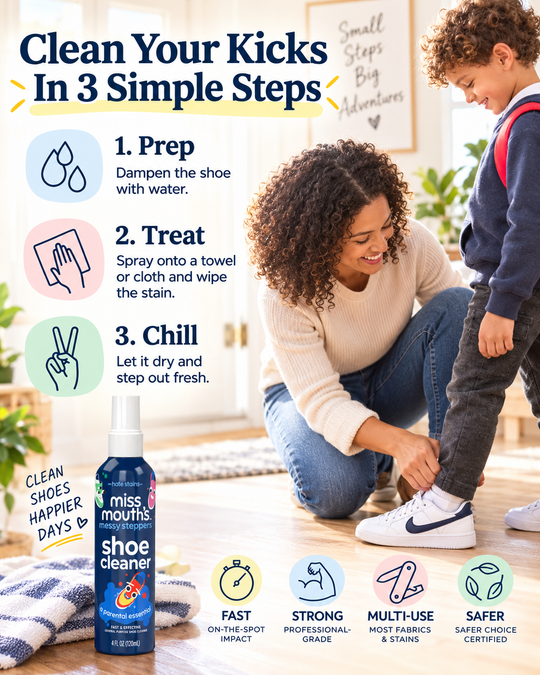 Miss Mouth's Messy Steppers Shoe Cleaner Kit – Fresh Shoes Made Easy 👟✨