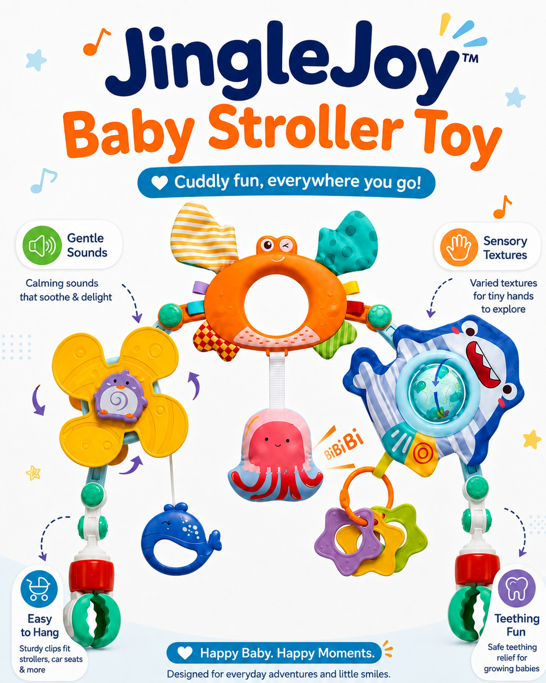 JingleJoy™ Baby Stroller Toy