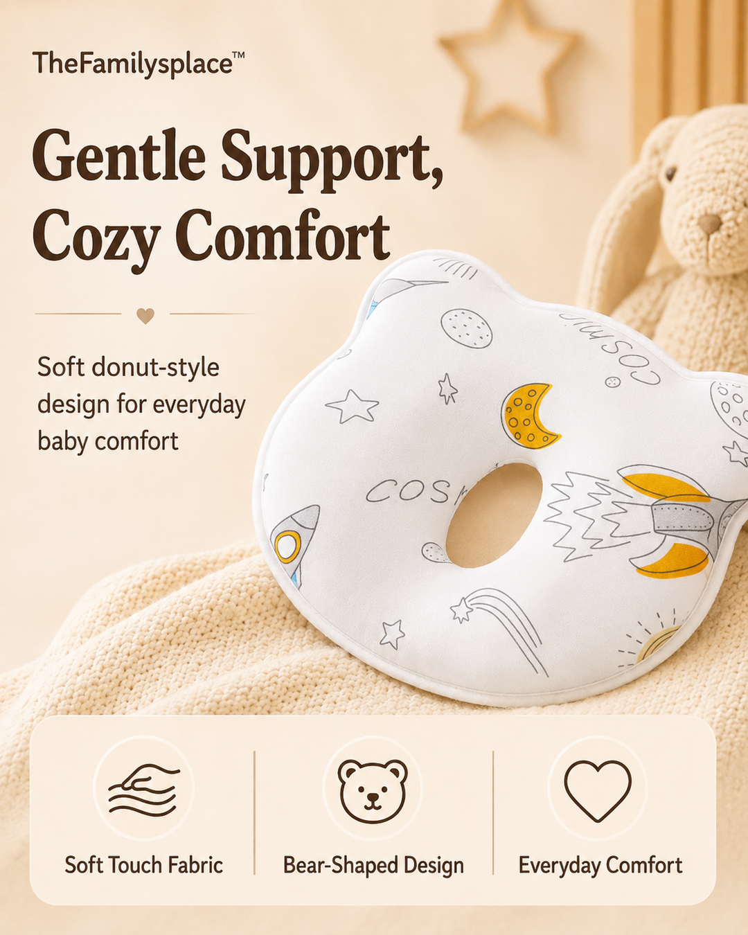 CloudHalo™ Baby Comfort Pillow