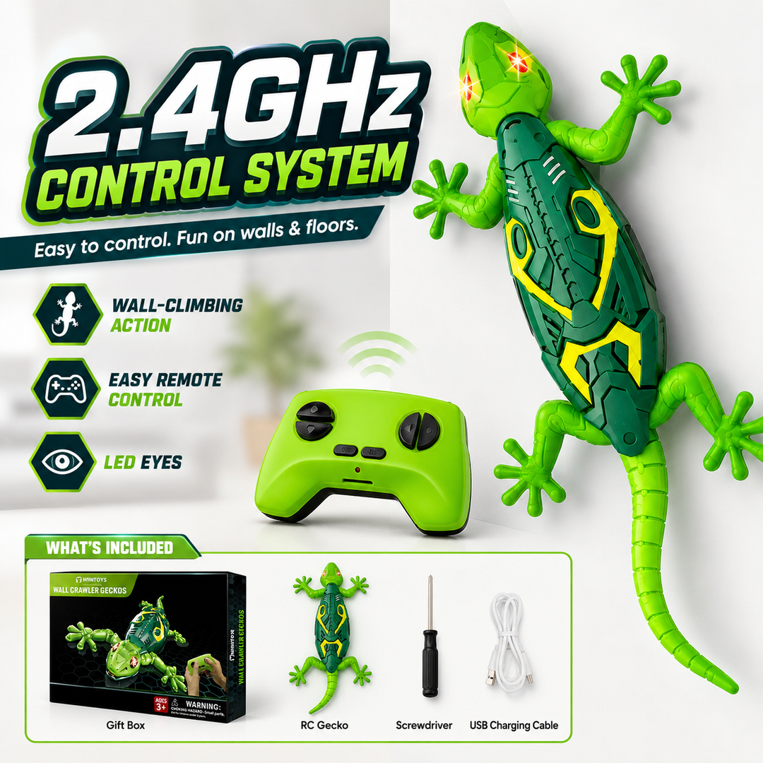 GeckoClimb™ Wall-Crawling RC Lizard