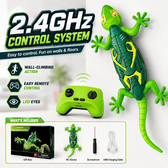 GeckoClimb™ Wall-Crawling RC Lizard