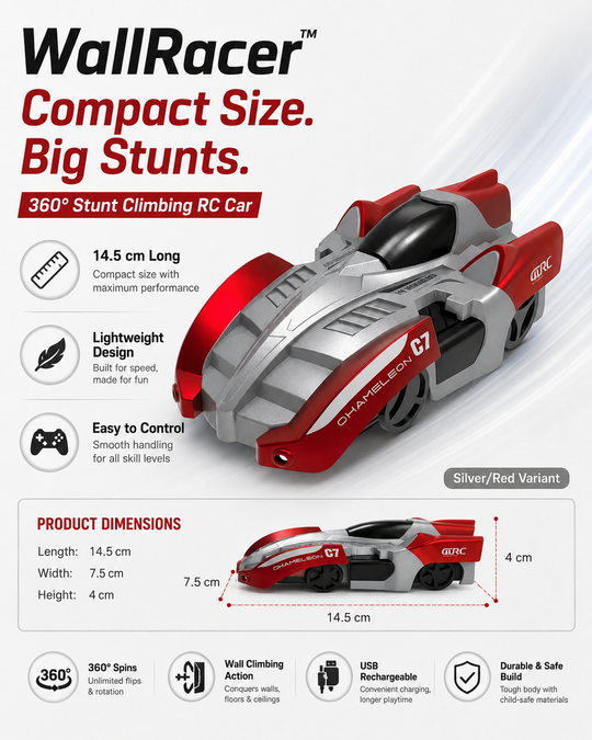 WallRacer™ 360° Stunt Climbing RC Car
