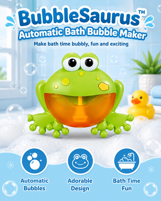 BubbleSaurus™ Automatic Bath Bubble Maker