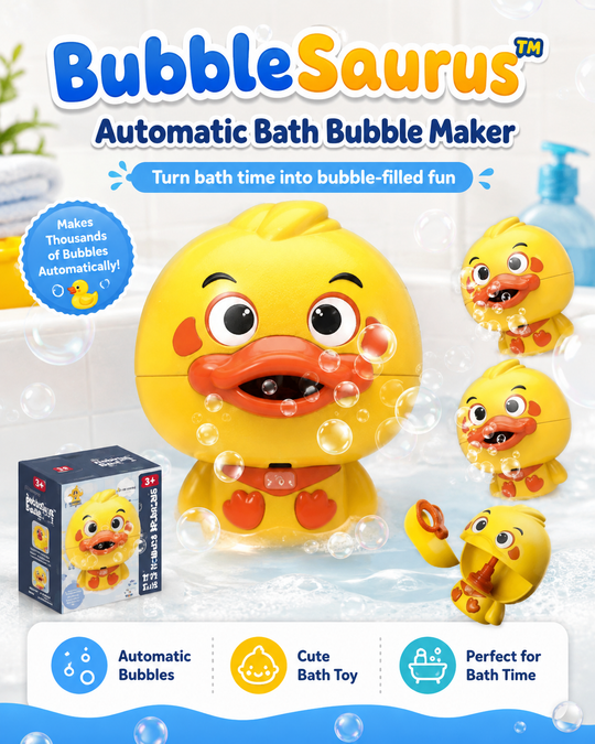 BubbleSaurus™ Automatic Bath Bubble Maker