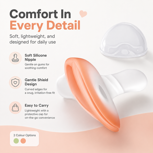 LullaBite™- BPA-Free Silicone Baby Pacifier & Teether