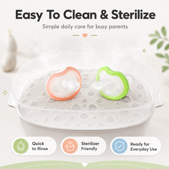 LullaBite™- BPA-Free Silicone Baby Pacifier & Teether