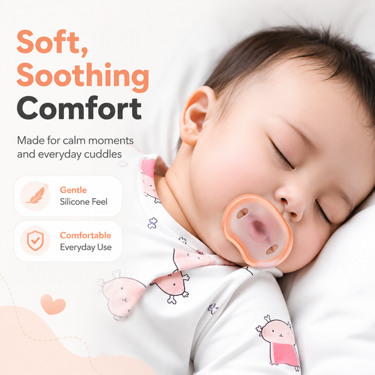 LullaBite™- BPA-Free Silicone Baby Pacifier & Teether