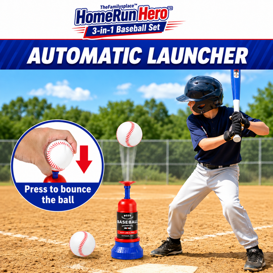 HomeRun Hero™ 3-in-1 Baseball Set