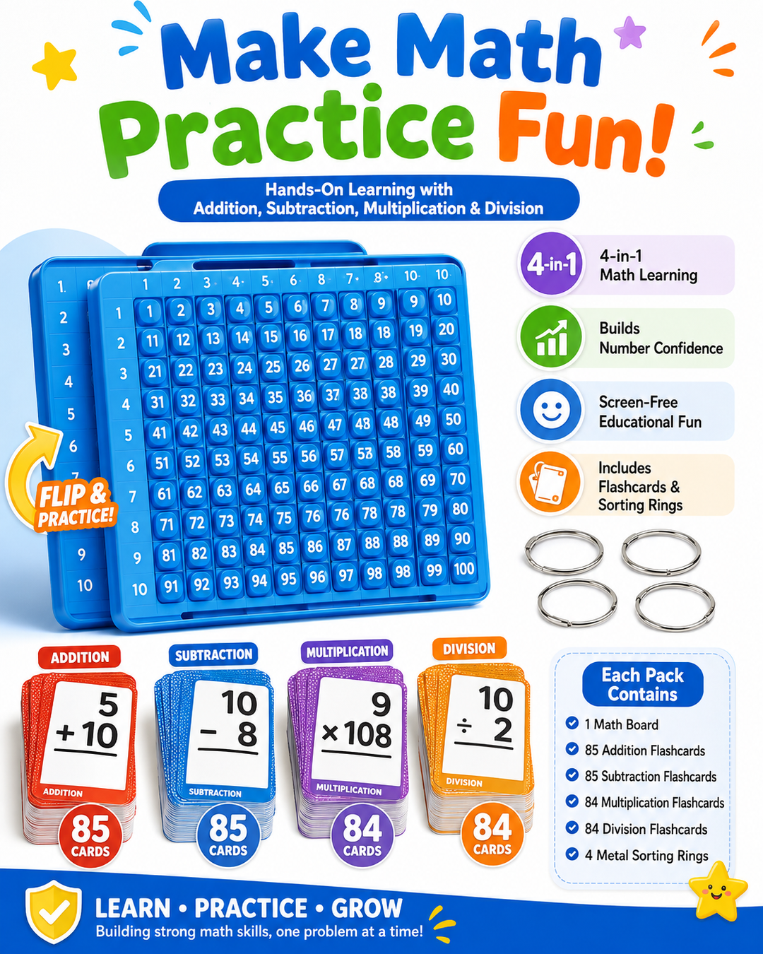MathMaster™ Fidget Board
