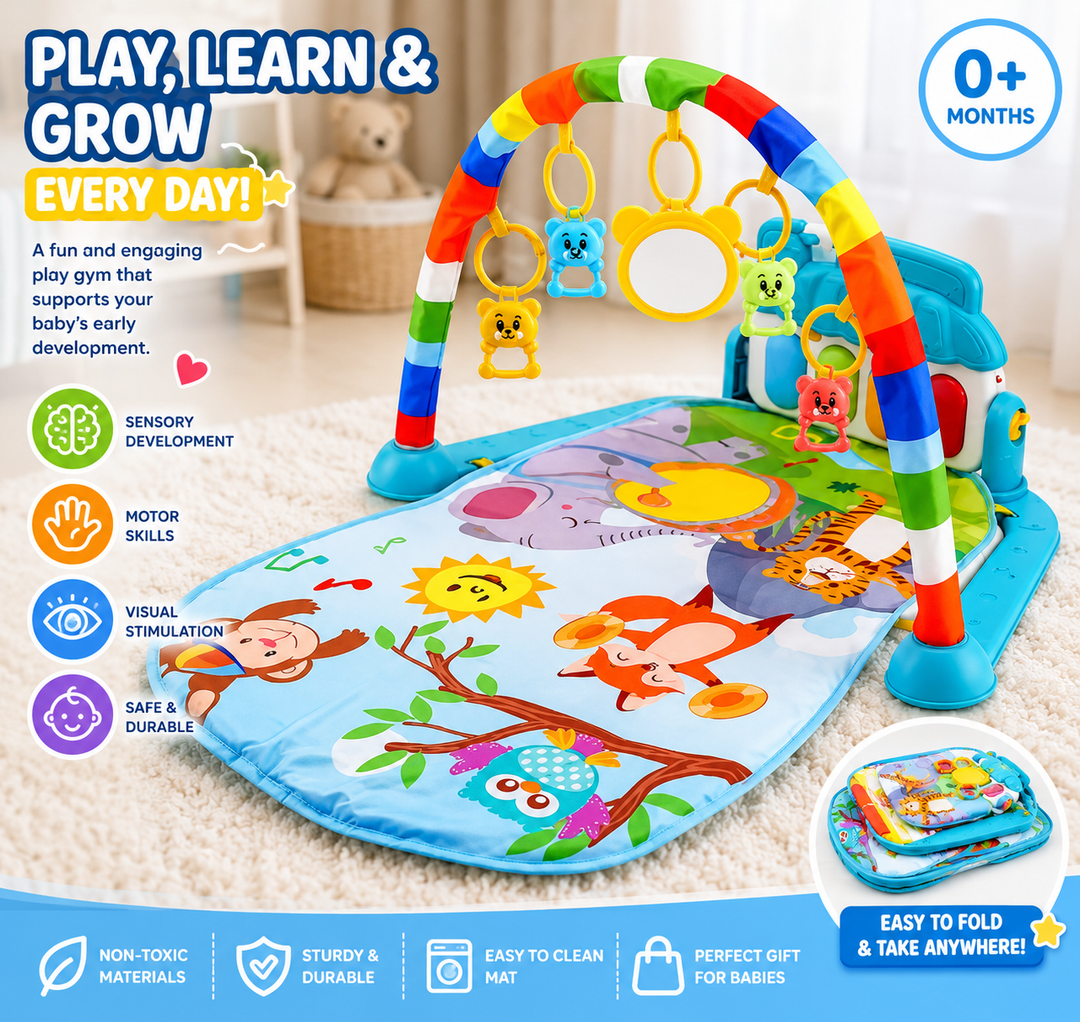 LittleMelodies™ Baby Activity Gym & Piano Play Mat