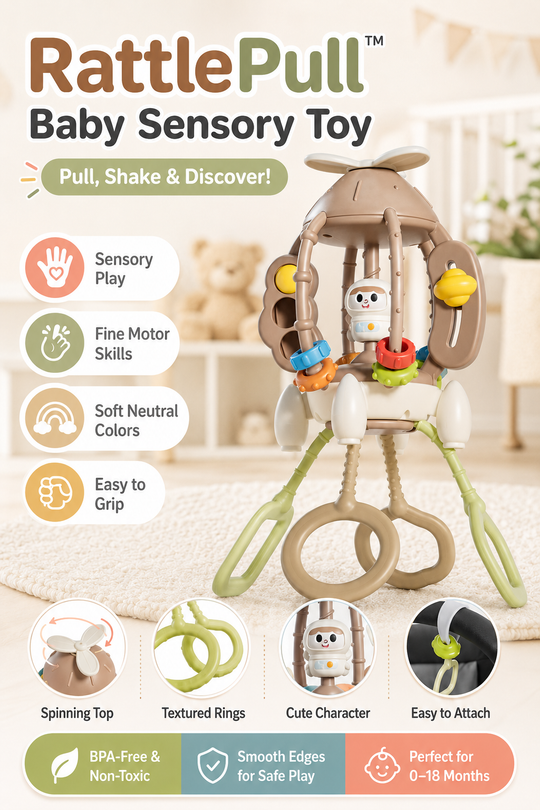 RattlePull™ Baby Sensory Toy