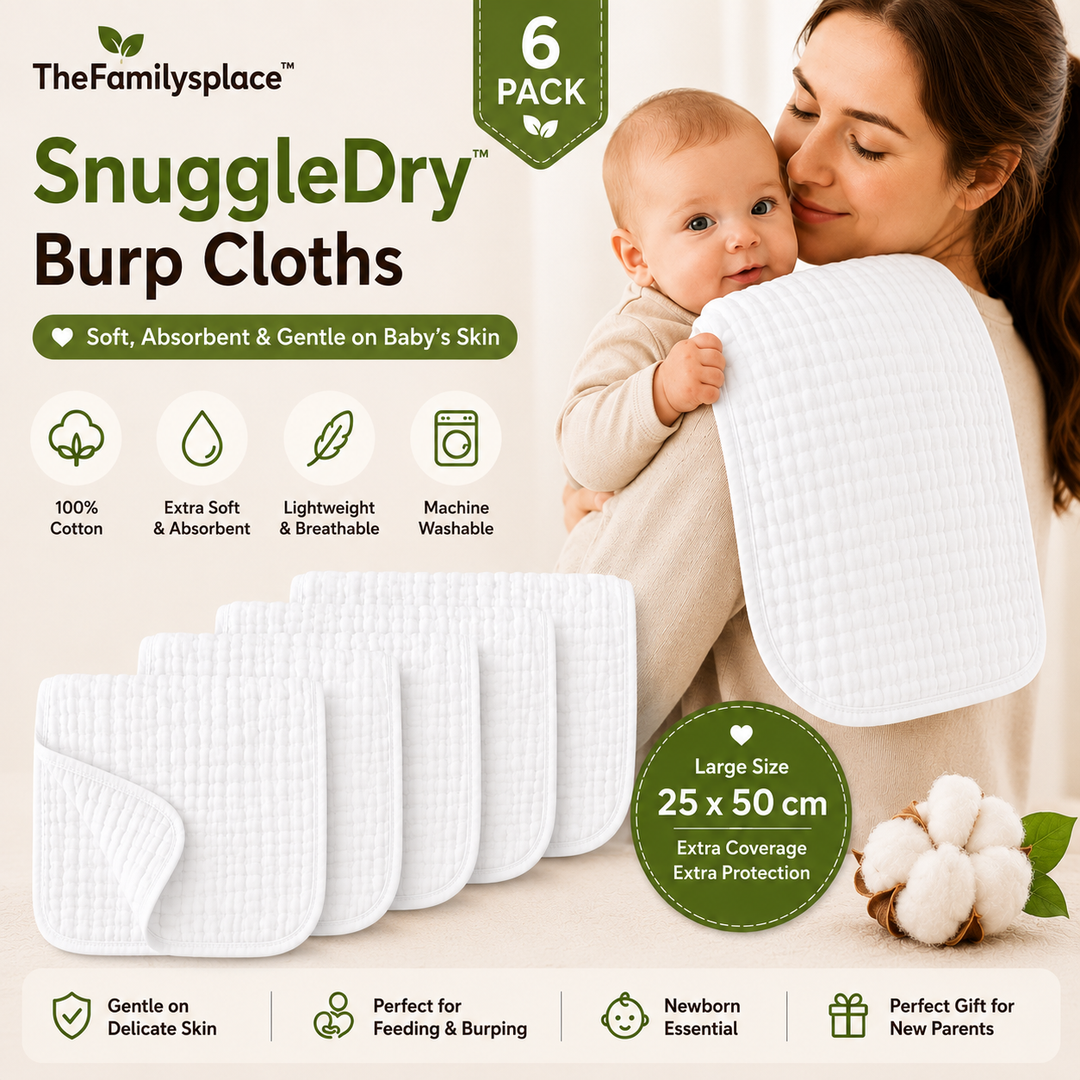 SnuggleDry™ Burp Cloths