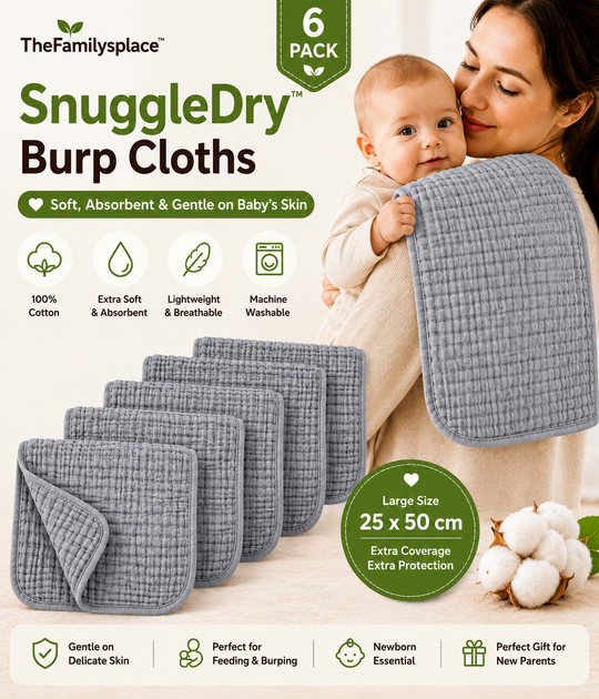 SnuggleDry™ Burp Cloths