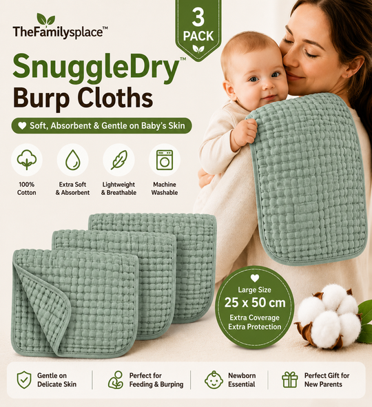 SnuggleDry™ Burp Cloths