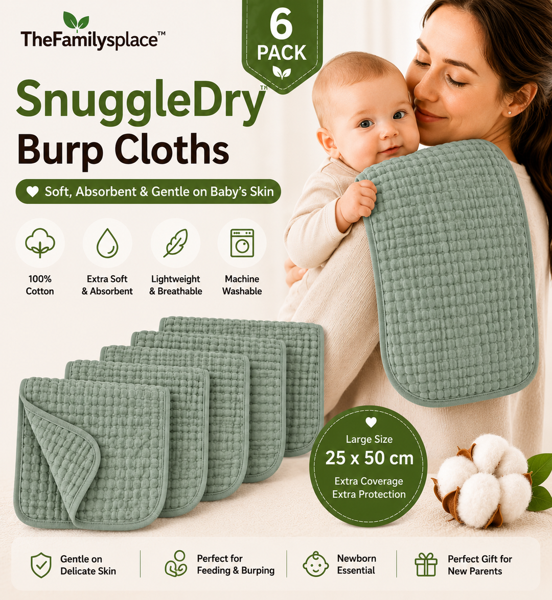 SnuggleDry™ Burp Cloths
