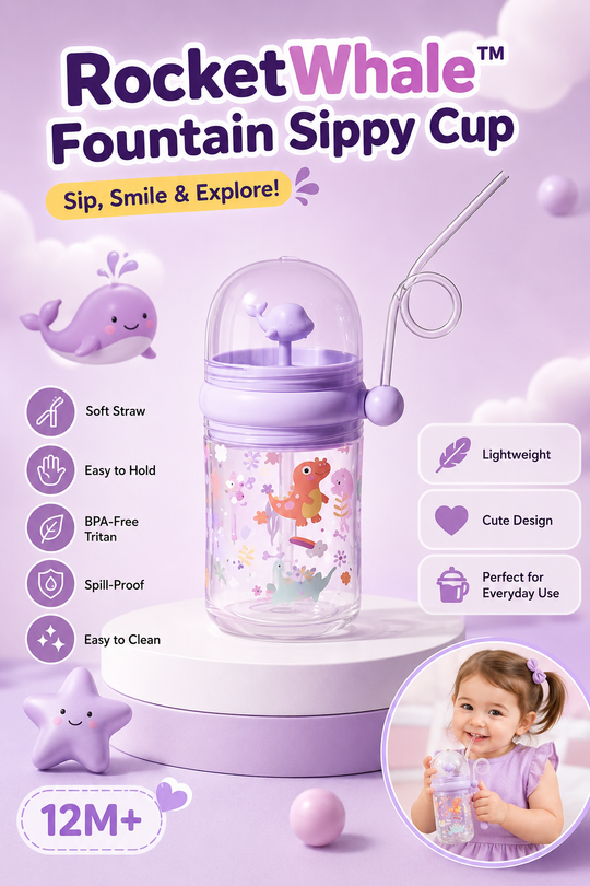 RocketWhale™ Fountain Sippy Cup