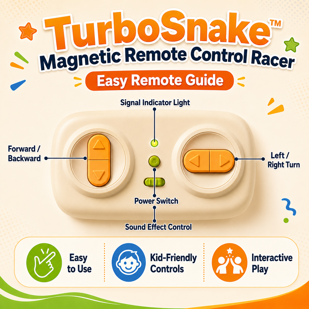 TurboSnake™ Magnetic Remote Control Racer