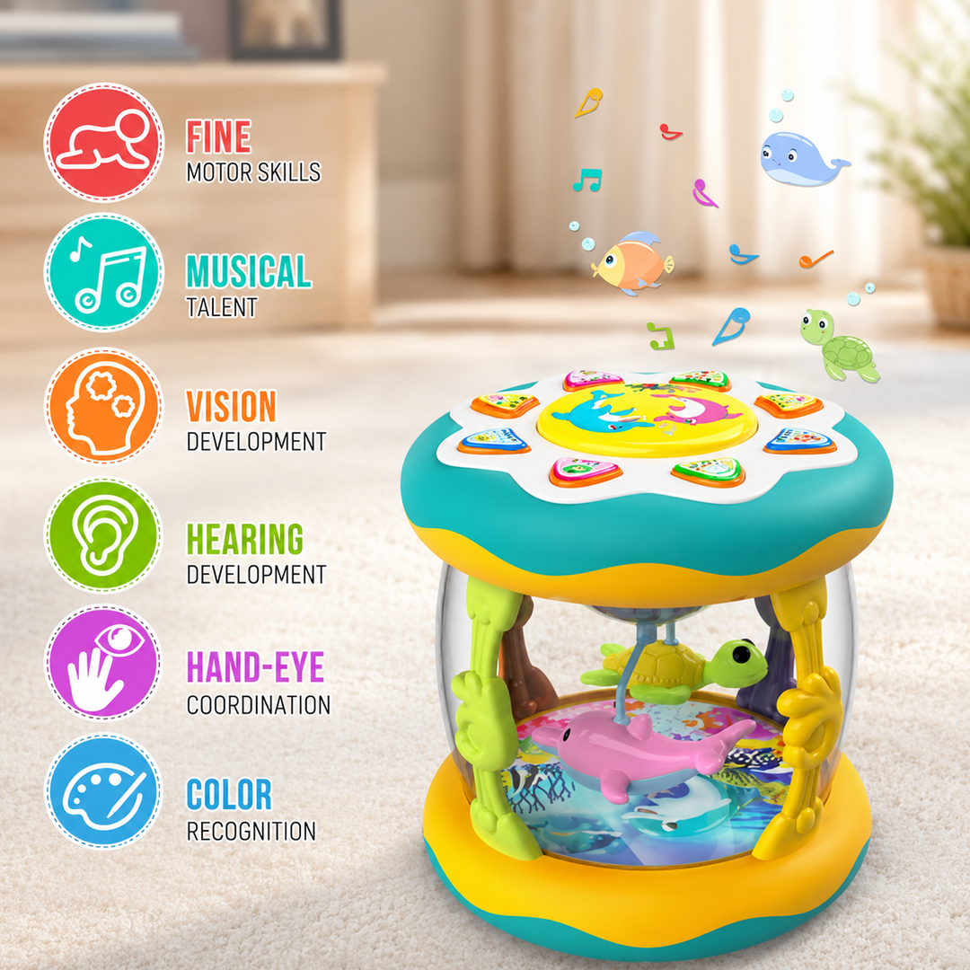 OceanGlow™ Tummy Time Projector