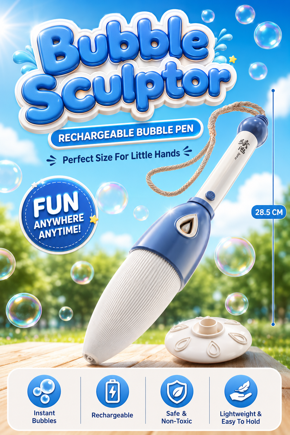 Bubble Sculptor™ Rechargeable Bubble Pen
