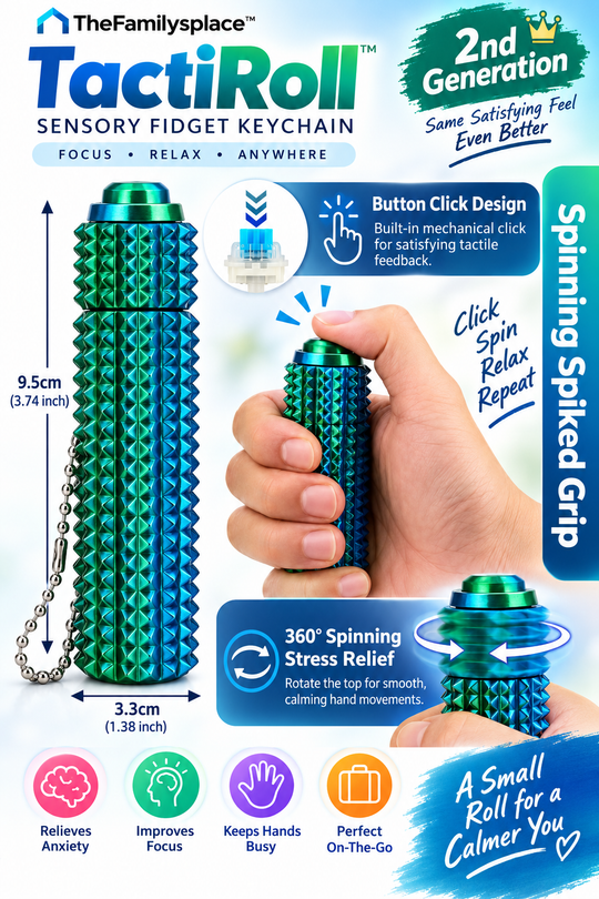 TactiRoll™ Sensory Fidget Keychain