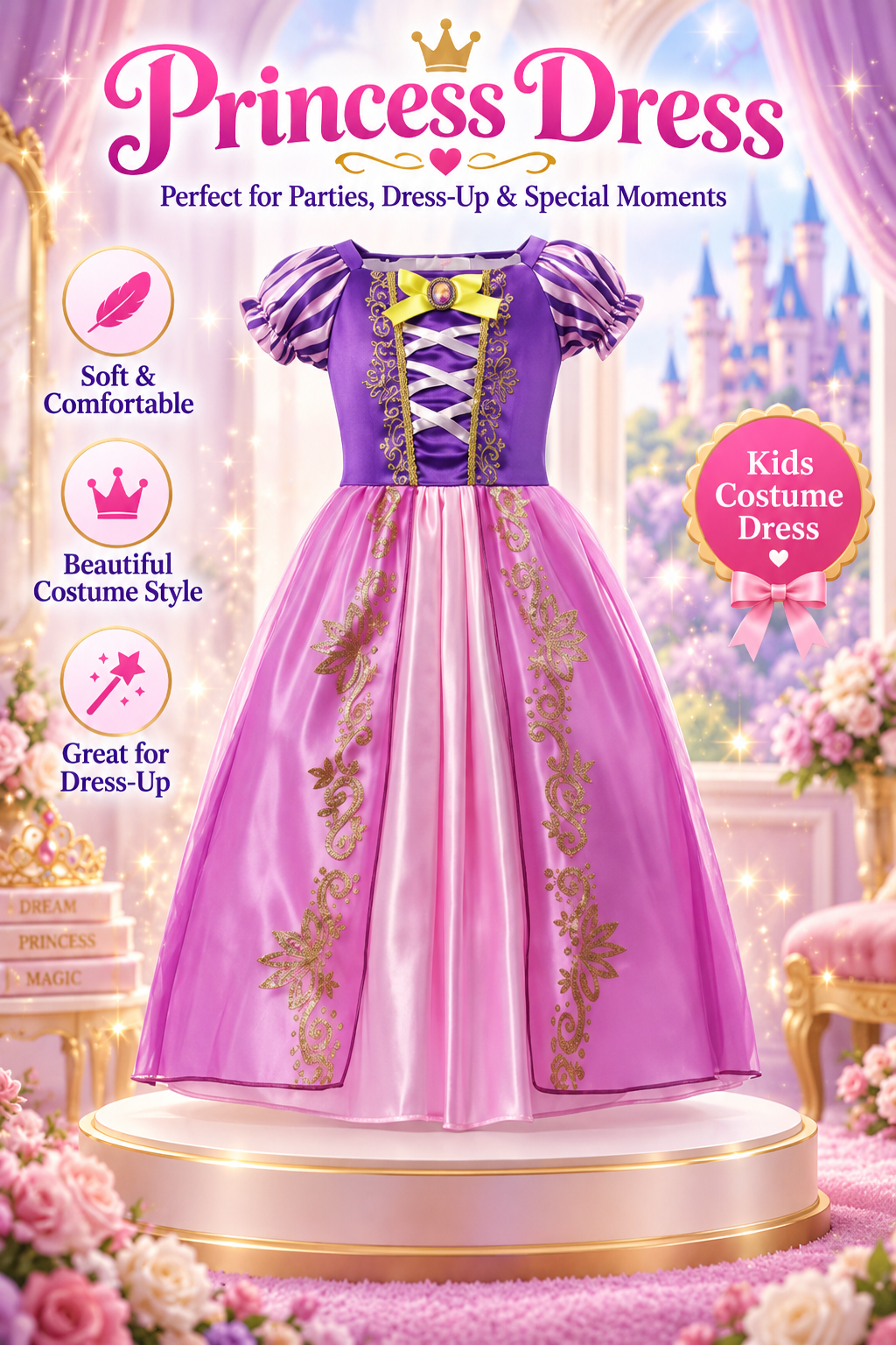 LumiPrincess™ LED Light-Up Dress