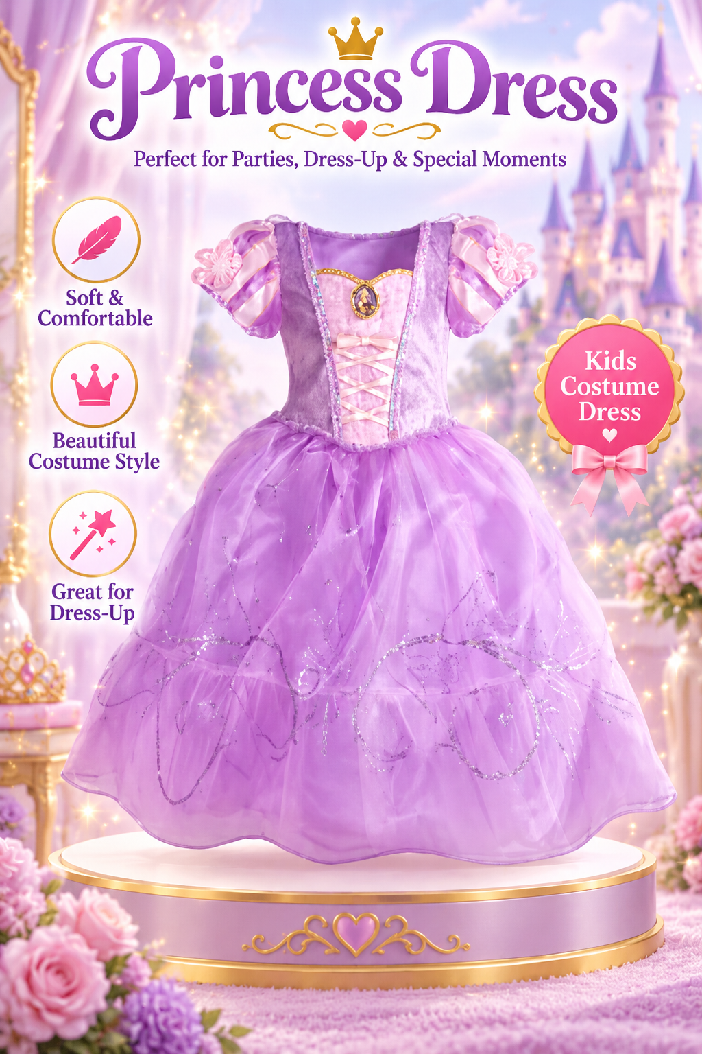 LumiPrincess™ LED Light-Up Dress