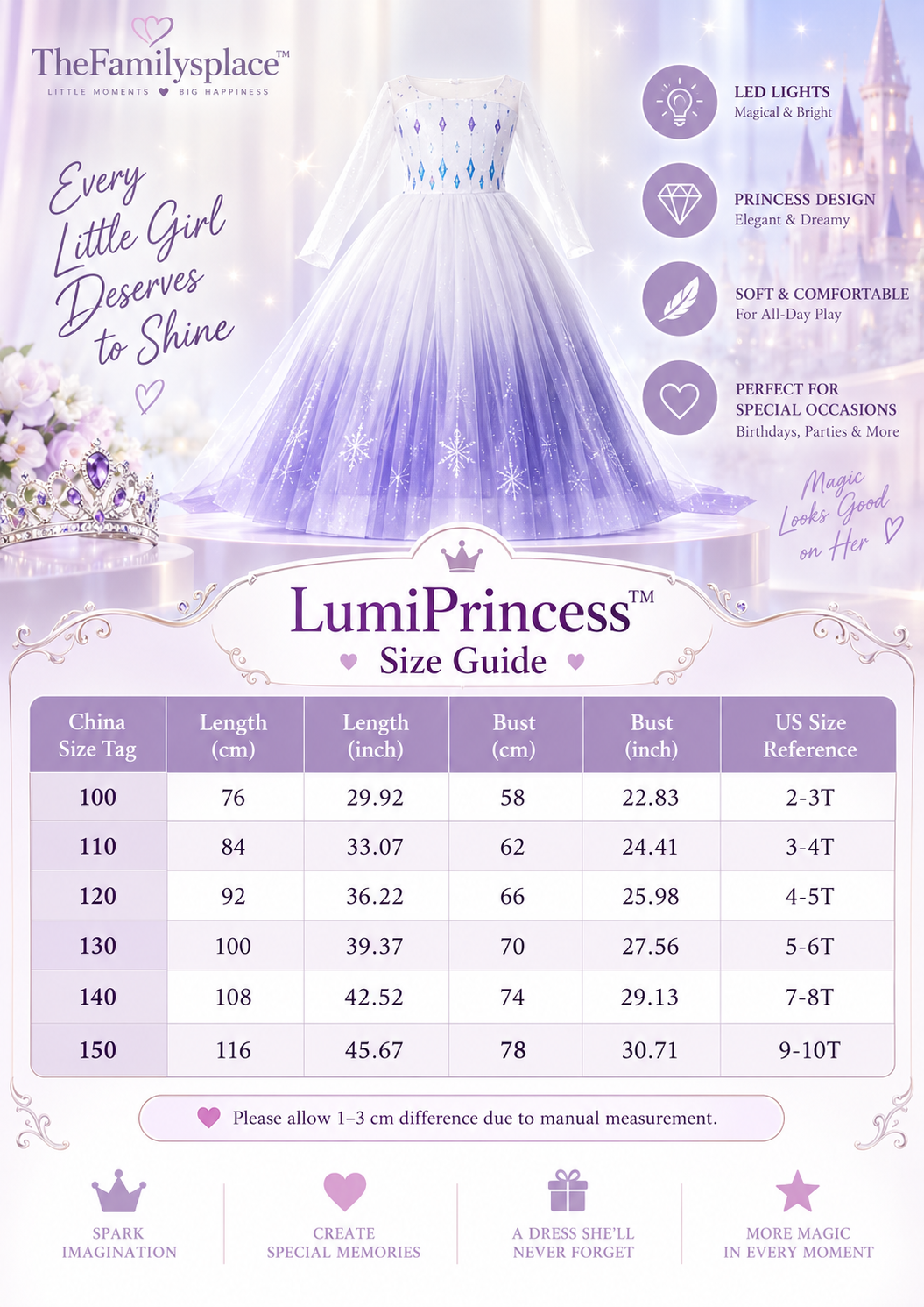 LumiPrincess™ LED Light-Up Dress