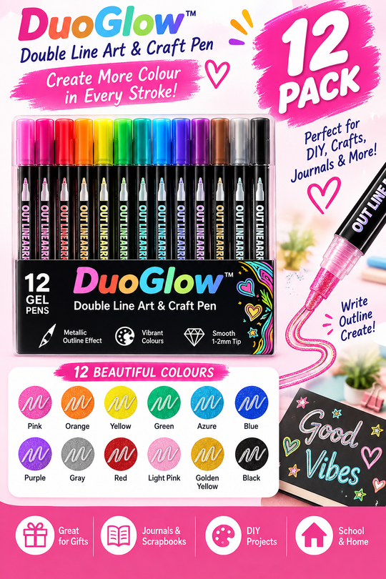 DuoGlow™ Double Line Art and Craft Pen