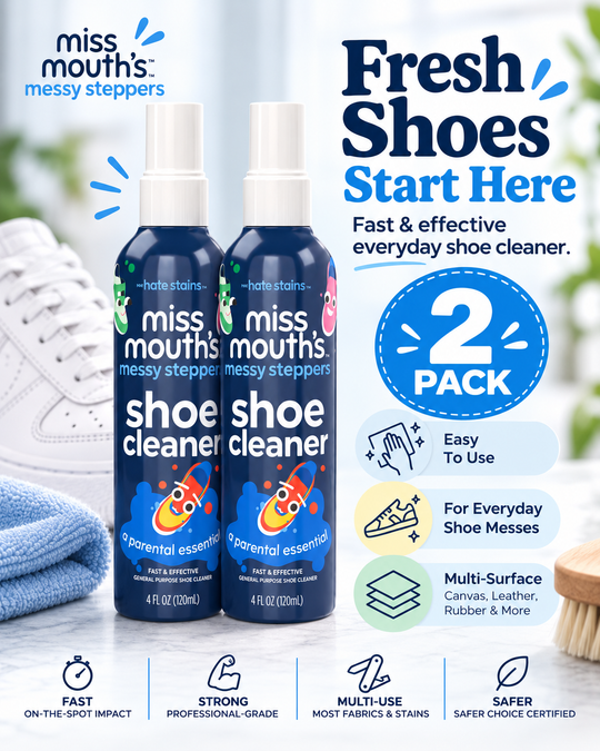 Miss Mouth's Messy Steppers Shoe Cleaner Kit – Fresh Shoes Made Easy 👟✨