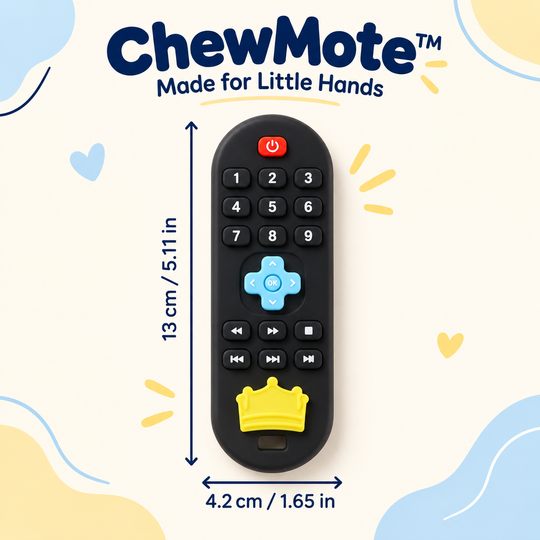📺 ChewMote™ Silicone Remote Teether
