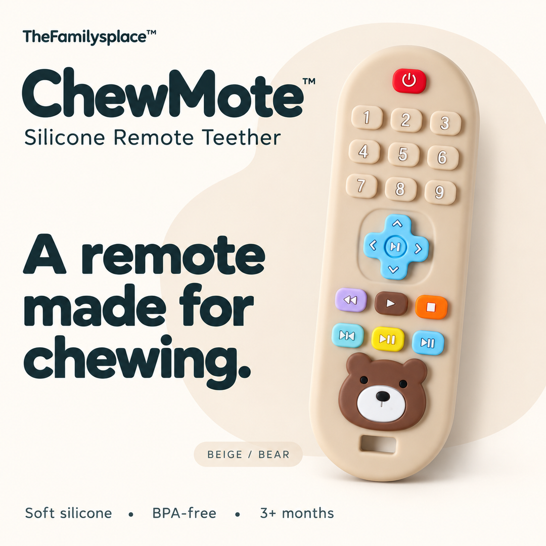 📺 ChewMote™ Silicone Remote Teether